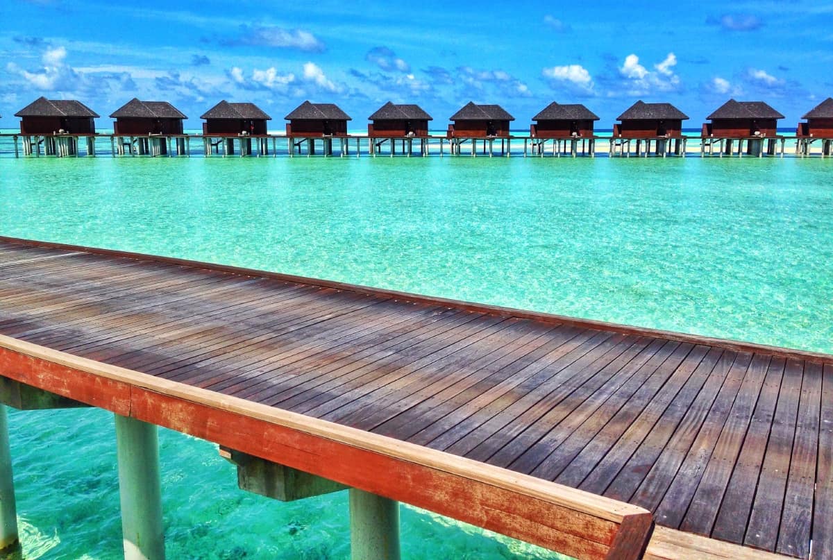 Overwater Bungalows for Dave's birthday