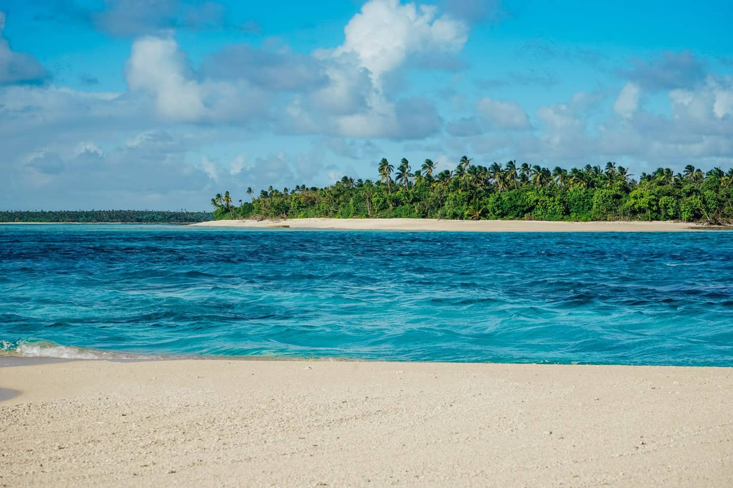 Beach on Matafonua in Ha'apai Tonga